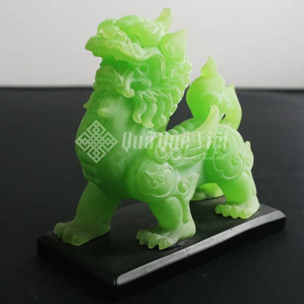 Ngựa Kéo Bắp Cải Đá Xanh Phong Thủy